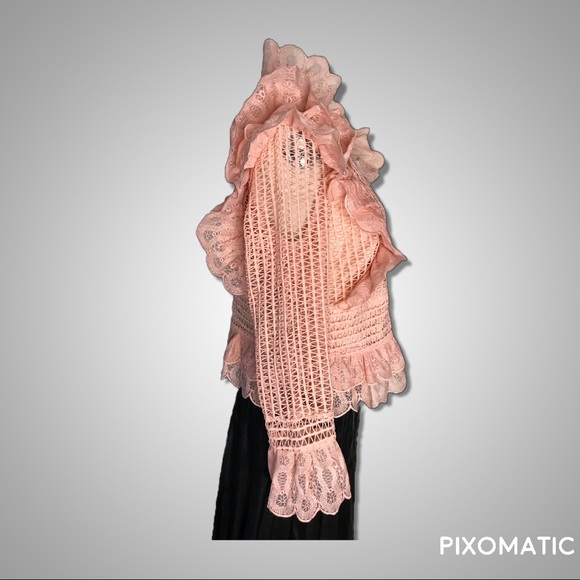 FOR HER NYC LCED RUFFLE BLOUSE - Picture 3 of 3